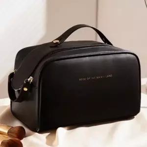 ( )화장품가방 트래블백 빅오픈 대용량 메이크업 파우치 블랙