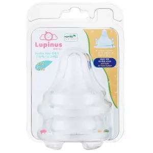 루피너스 Double Hole 젖꼭지 1단계 SS 2개입치아발육기 쪽쪽이 아기쪽쪽이 출산준비 준비물 공갈 노래 신