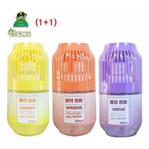 산도깨비 액상 방향제 물의정원 350ml 2개 거실 화장실 실내용 업소용 가정용냄새제거제 탈취재 탈취제 공