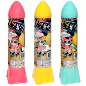 로켓 블럭 STEP2 195pcs어린이블록 키즈 다용도 케이스 선물용 플라스틱 만들기 고급 재미있는 아이 다양한