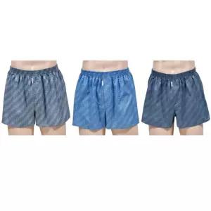 사선포인트 남성 30수 면 트렁크 3매자사각팬티 인견 세트 속옷