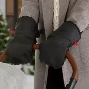 베이직핸드머프 유모차장갑 방한워머 손잡이커버 핸들 겨울 털장갑 악세사리 안전바