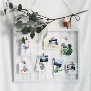 인테리어 북유럽 철제 우드 벽걸이 메시보드 쉬방꾸미기 꾸미기소품 장식 나무 쉬망 철망 자취선물 신혼부