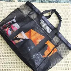 가방 물빠짐 대량 워시백 메쉬수영 놀이 비치백 쉬백 목욕백 대용량 샤워 메쉬 고급 목욕탕 여름 업소용 빠