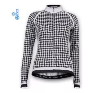 [제이프로젝]겨울기모 자전거져지 상의 하운드투스 여성 기모저지 자전저상의 자전거옷 라이딩의류 자전거