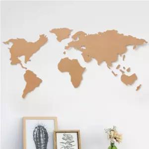 피스 코르크 방거실 벽면 붙이는 입체 세계 여행 지도아이꾸미기 인테리어 장식 전도 포스터 교육용 지구본