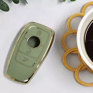 벤츠 A타입 키 커버 골드 테두리 그린스마트홀더 케이스 차케이스 자동차 홀더