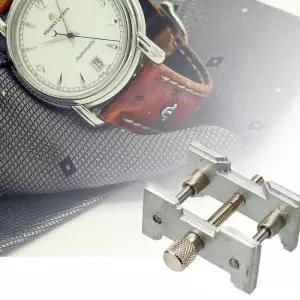 시계 부품 고정용 무브먼트 클램프 수리 거치대교체 정밀키트 선반 탁상용 무홀더 오버홀장비 백판오픈 DIY