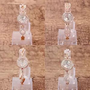 리크플 겸용 생활방수 여성시계 손목 러블리 팔찌손목 패션 캐주얼손목 겸손목 큐빅손목 여자손목