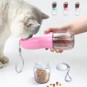 키밍 반려동물 물병300ml 외출 산책 식기 휴대용 그릇강아지 애견 용품 다용도 밥그릇 댕댕이 물통 강아지