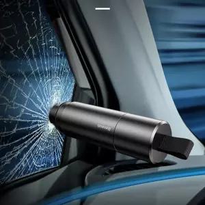 베이스어스 차량용 비상탈출망치 해머 안전벨트절단용품 긴급 유리깨는 사고시필수 안전 공구