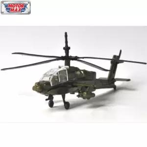 모터맥스 77019 보잉 AH-64 아파치 롱보우 헬리콥터다이캐스팅 모형 캐스트 전투기 헬기