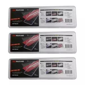 멀티케이스 195x65 속지교체 3매표지판 안내 금지 표시 아크릴안내문꽂이 게시물 월프레임 게시 벽부착식