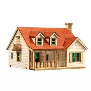 영공방 HO 웨스턴하우스 2 (YM622)모형완구 조립 재료 용품 만들기 만들기키트 어린이용 즈용 나무