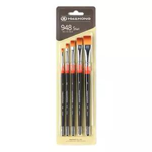 화홍 구성붓 948 5본조 (1 2 3 4 5호)미술 5세트 수성물감 아크릴 평세트 구성 다용도