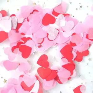 대용량 종이컨페티 2.5cm 200g 하트혼합 파티 꽃가루플라워샤워 웨딩촬영 커웨딩 폭죽카드 결혼식 장미꽃잎