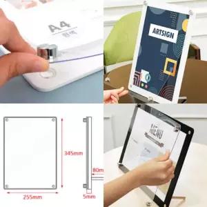 프레임 액자 A4 거실 스냅사진 액자집 스텐드 가벼운액자 열리는 판넬 벽액자 스텐 그림 가벼운 걸이 전시