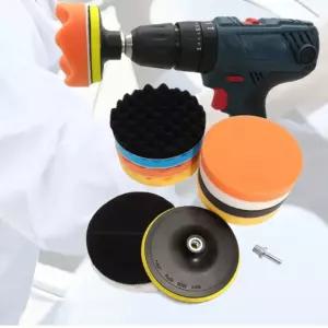 차량 만능 전동드릴 광택패드 세트셀프 폴리싱 샌딩 양모 스펀지 백업 용품 컴파운드 헤드라이트복원 흠집