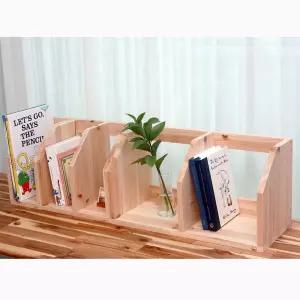 나무선생 삼나무 스프러스 원목 책꽂이우드 선반 책장 수납장 가벼운 데스크정리 상정리 거치대 진열장 북