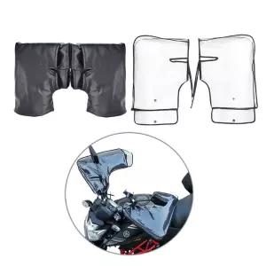 오토바이 방한토시 2종세트 가죽핸들커버 투명방수커버 오토바이장갑