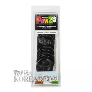 포우즈 천연 라텍스 애견신발 - XS(블랙)강아지슈즈 반려 펫슈즈 패션 외출용 패용품 신발 개신