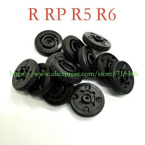 캐논 EOS R RP R5 R6 디지털 카메라 수리 부품용 소프트 고무 셔터 단추 조리개 휠 턴테이블 다이얼 1개
