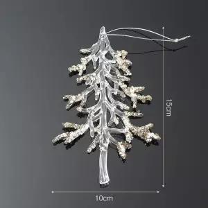 트리 오너먼트 나뭇가지 4개 세트 행잉 장식 크리스마스 악세사리 소품 성탄절 꾸미기