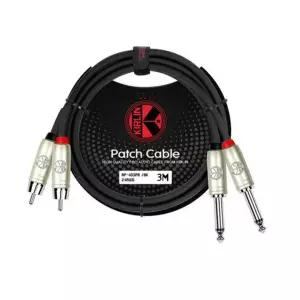 케이블 스테레오 3m 듀얼 엠프 공연용음성케이블 연주용 기타 음향잭 연결 일렉 전기 악기소품