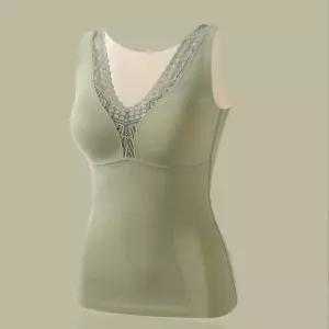 따뜻한 기모 민소매 브라탑 겨울 이너웨어 여성 속옷편안한착용감 성인 사이즈넉넉한 여름 발열웨어 노와이