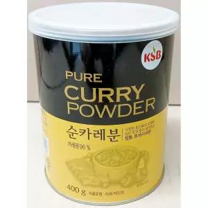 카레파우더 (에스비 순 400g)향신료 업소용 캠핑용가루 캠핑용 맛있는 요리용 카레분 조미료