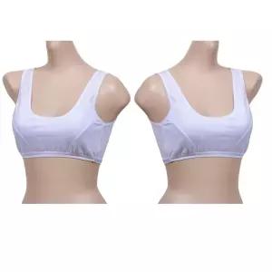 가벼운 주니어 흰색 면 탑브라 여고생속옷 청소년 중학생래지어 초등학생 노와이어 여아 고등학생
