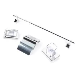 욕실 악세사리 세트 9000 크롬비누받침 휴지걸이 인테리어 용품 부착 소품 양치컵 수건걸이