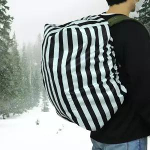 배낭 방수 커버 가방 덮개 백팩 레인- 스트라이프등산 우산 카바