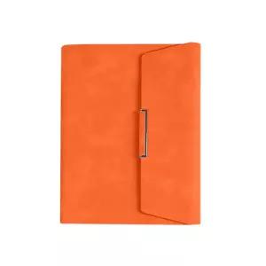 A5 PU 자석 6공 다이어리 하드커버 - 오렌지덮개 DIY 6공표지 A56공 꾸미기 디자인