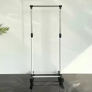 옷걸이행거 좁은 미니이동식행거 2단 행거 원목 튼튼한헹거 철제 튼튼한 선반 거치대 조립식 가게 스텐드