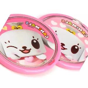 캐니멀 원형손거울 책상 스텐딩 미리 (10개세트)