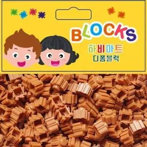 [하프클럽/](소포장)파츠 갈색 8mm 하비디폼블럭8111 10봉