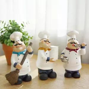 파티 주방장 3종인테리어장식 홈인 미니어처 어쳐 인어처 인어쳐 어쳐세트