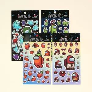 어몽어스 캐스팅 스티커 24개 1세트데코 모형 귀여운 디자인 문구용 팬시용 캐릭터 어스 다이어리