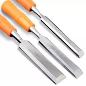 목공끌 3종 세트 나무 조각 절삭 칼스크래퍼 용끌 조각칼 조각도 평끌 목공 용칼