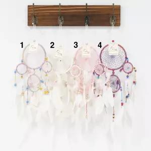 4종 중형 파스텔 드림케처행잉장식품 벽걸이 캐쳐 에스닉쳐 감성쳐 소품 인테리어 홈데코 방문 천정모빌 집