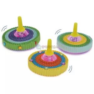 SA LED 반짝 롤업 팽이 5인이장난감 장난감이 LED이 이만들기