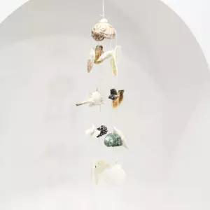 조개 모빌 장식품소라껍질 만들기 바다소품 재료 벽장식 미니어쳐 모양 스톤 데코