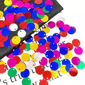 스팡클 원형 약 500g 대용량 벌크 스팽글 공예미술재료 교구 공작용 신학기 만들기 장식 비즈 비즈부자재