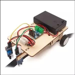 DIY 라인트레이서 자동차 과학교구 적외선감지 조립키트 수업준비물 상자 만들기