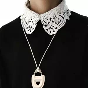 셔츠 목폴라 카라 넥케이프 칼라페이크 형카라 여성 페이트