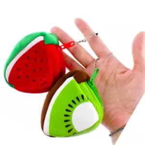 과일 한조각 동전지갑 미니 파우치 귀여운 키링 (12개세트)