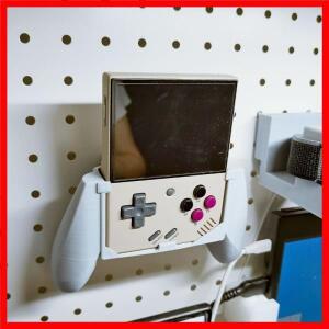 Miyoo Mini Plus 3D 인쇄 게임 콘솔 핸드 게임 패드 그립 핸들 팜베이스 디스플레이 테이블 홀 플레이트 브