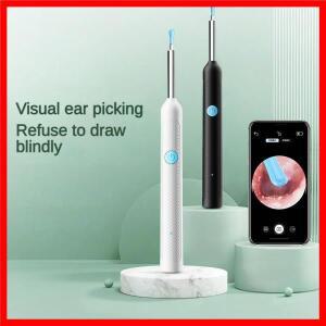 무선 시각적 실리콘 귀 숟가락 내시경 Earpick 카메라 검 이경 어린이 및 성인을위한 안전한 귀 청소기