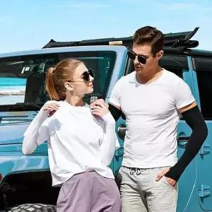 사이클링 암 여름 아이스 천 사이클링 슬리브 태양 보호 남여 통기성 러닝 배구 슬리브 야외 X-TIGER